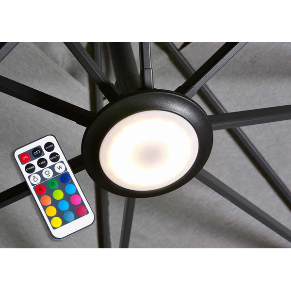 Oświetlenie LED do parasoli ogrodowych Platinum Icon Challenger Solarflex